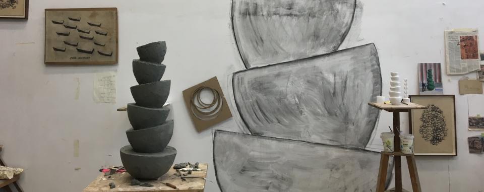 Beeld uit het atelier van Philip Aguirre y Otegui