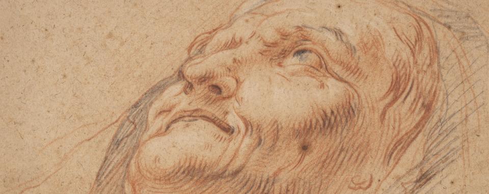 Portret van een oude vrouw, Jacob Jordaens