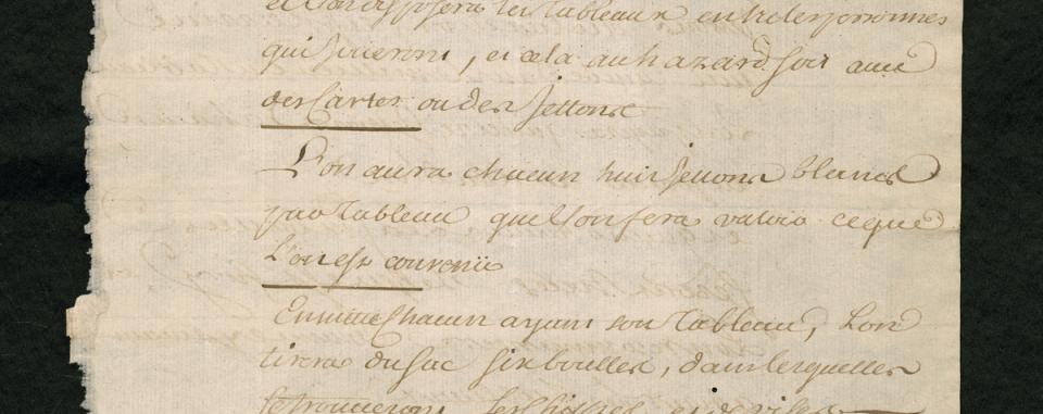 Spelregels Cavagnole uit het Archief 