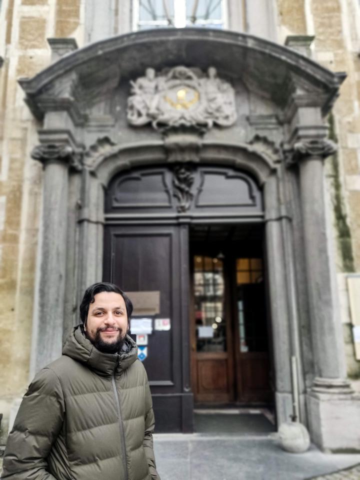 Mohamed Ouaamari voor het Museum Plantin-Moretus