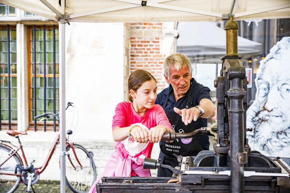 drukken voor het museum