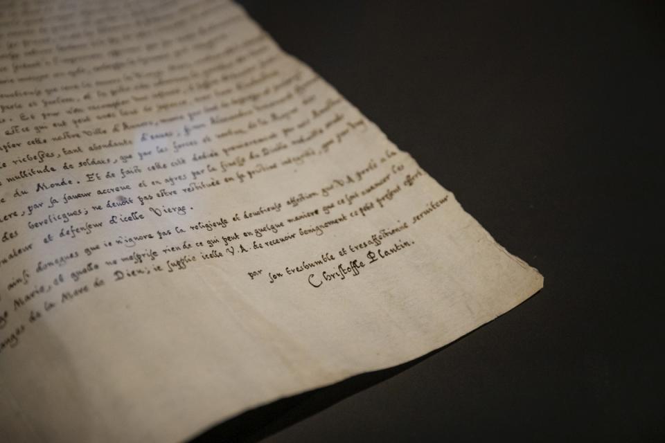 expo Brieven van Plantijn