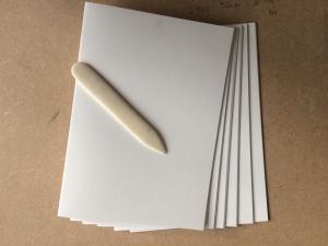 Maak een eigen poëzieboekje - Voorbereiden van de katernen