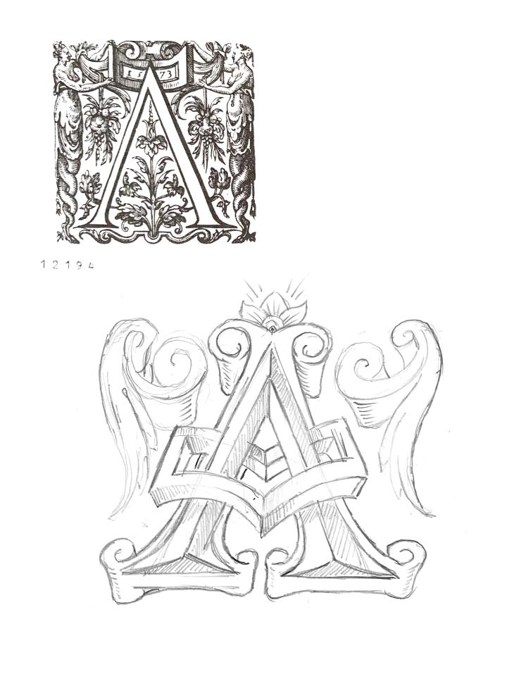 Impressed by Plantin - Eltipo - Sketch