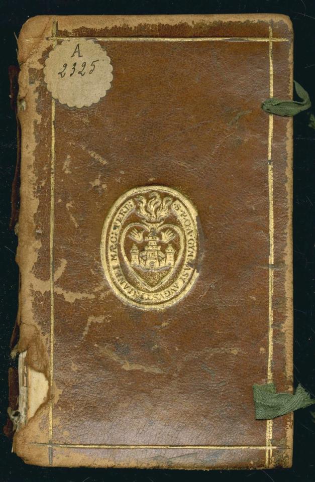 Bandstempel van het gymnasium van de augustijnen te Antwerpen 