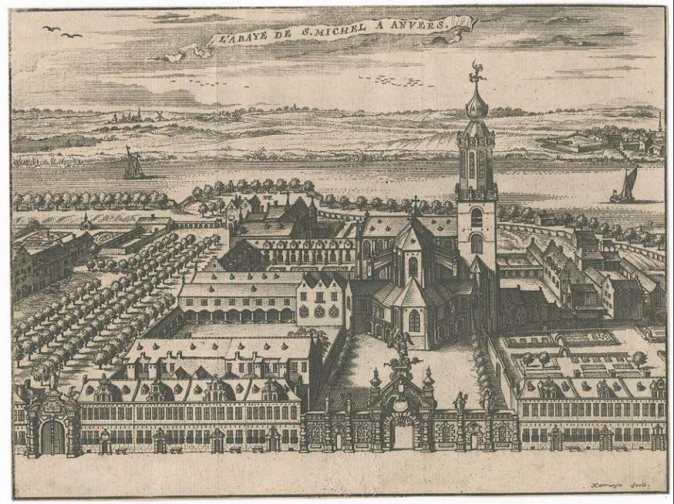 Jacobus Harrewijn (1686-1727), L'abaye de S. Michel à Anvers 