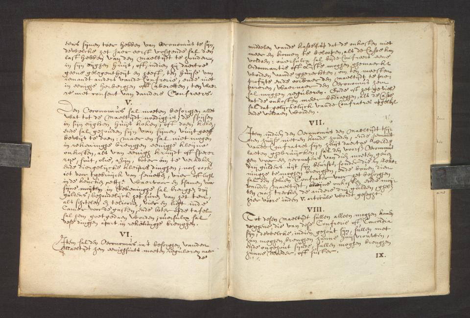 Bepalingen inzake de taken van de ‘oeconomus’ in de statuten van de broederschap 