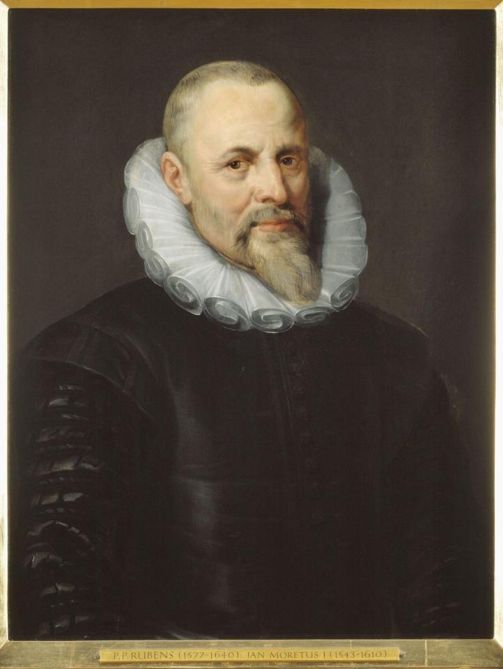 Portret Jan I Moretus, Peter Paul Rubens, 1612-1616