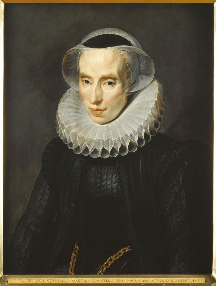 portret van Martine Plantijn, Peter Paul Rubens, 1633