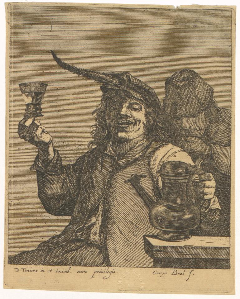 De wijnproever, David Teniers