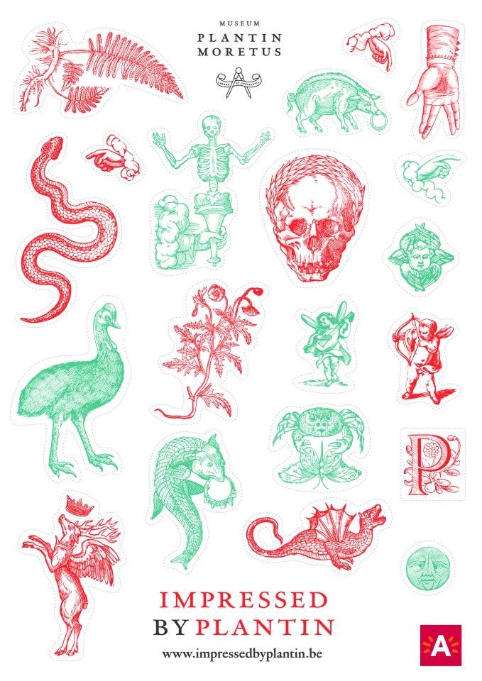 Impressed by Plantin: Stickervel