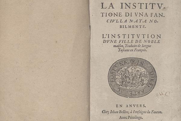 titelpagina La institutione