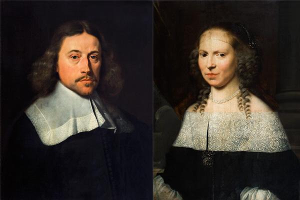 Balthasar II Moretus en Anna Goos