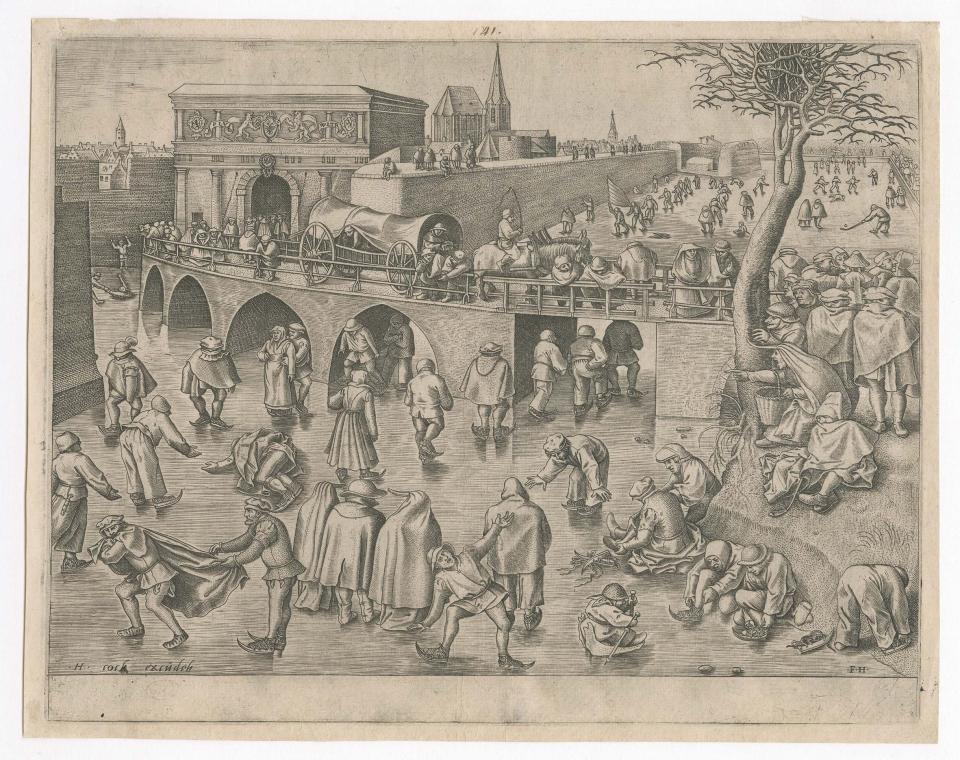 Ijsvermaak aan de Sint-Jorispoort, Bruegel