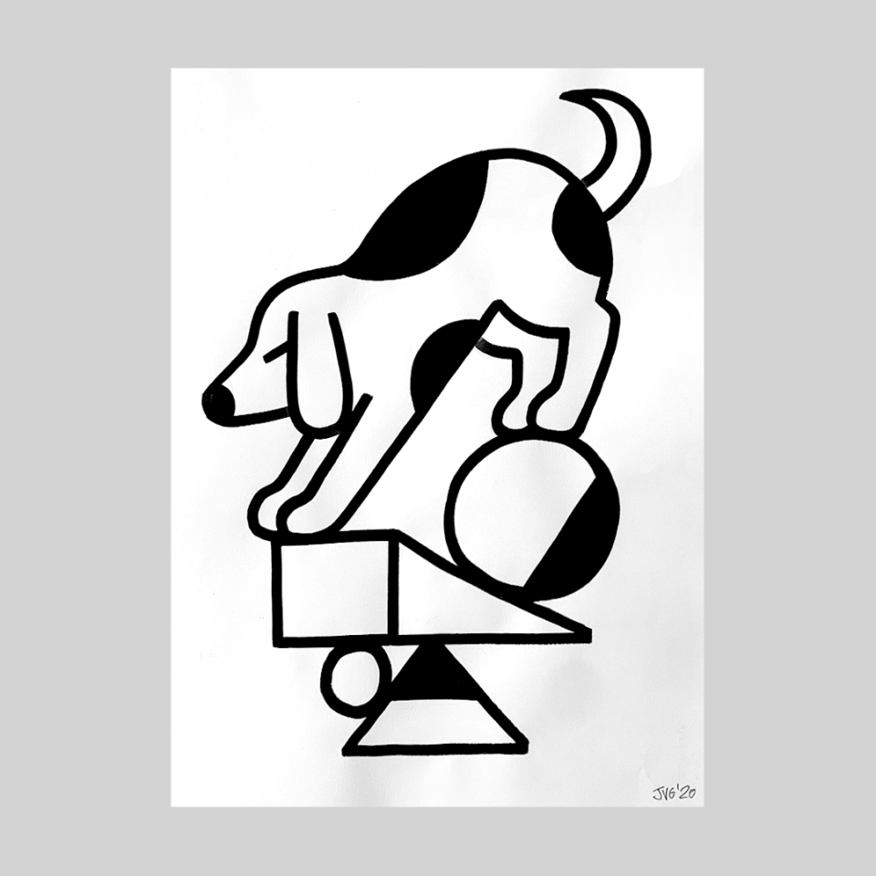 Impressed by Plantin Jasper Van Gestel dog painting