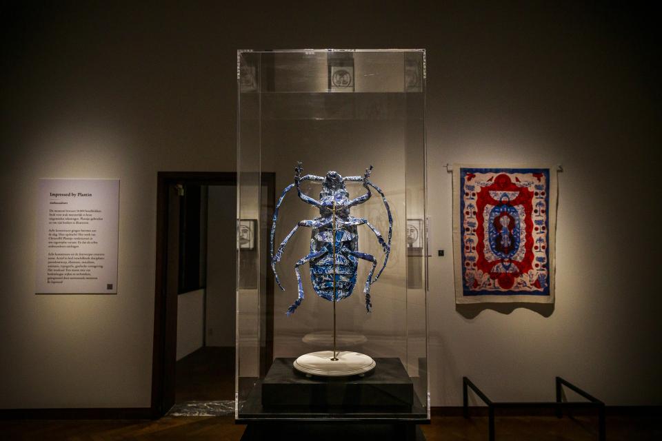 Werk van Axel Goossens in museum Plantin-Moretus