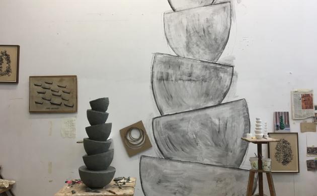 Beeld uit het atelier van Philip Aguirre y Otegui