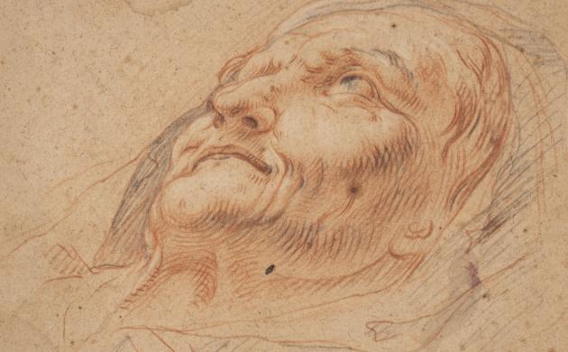 Portret van een oude vrouw, Jacob Jordaens