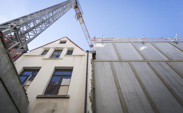 opbouw nieuwe leeszaal