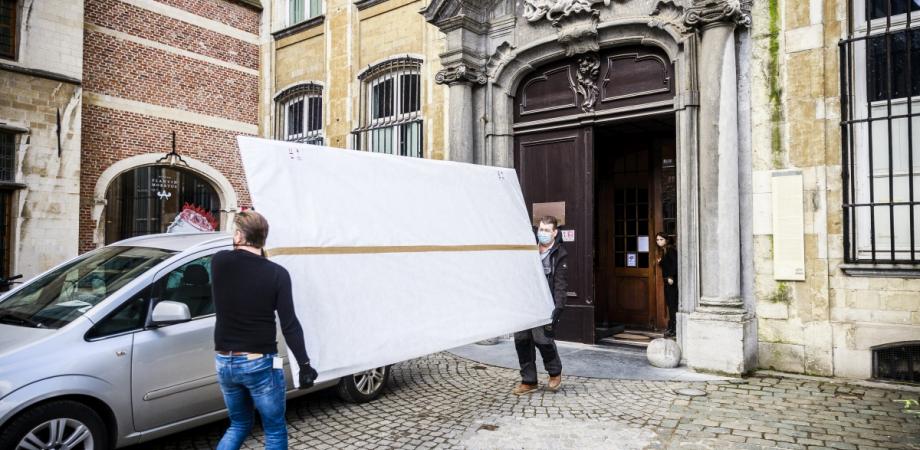 verhuis van Antverpia naar restauratieatelier verhuis van Antverpia naar restauratieatelier